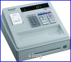 Sharp XE-A137 White Cash Register with Protection Batteries BRAND NEW