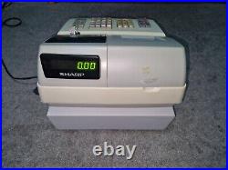 Sharp XE-A203 Cash Register Shop With Key. Tested Working