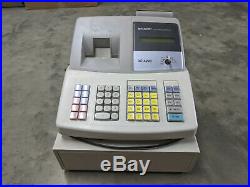 Sharp XE-A203 electronic cash register till with manual and 3 keys