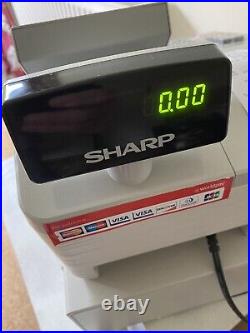 Sharp XE-A207W Electronic Cash Register Working