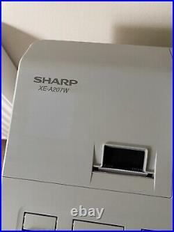 Sharp XE-A207W Electronic Cash Register Working