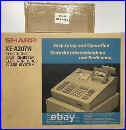 Sharp XE-A207W New Unused With A Box Of Thermal Till Rolls And Free P&P