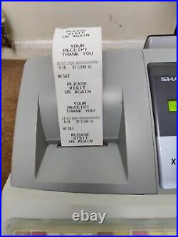 Sharp XE-A213 ECR Electronic Cash register + Wet Cover + Boxed I 219