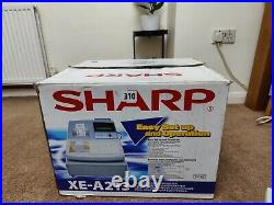 Sharp XE-A213 ECR Electronic Cash register + Wet Cover + Boxed I 310