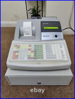 Sharp XE-A213 ECR Electronic Cash register + Wet Cover + Boxed I 337