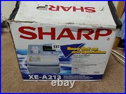 Sharp XE-A213 ECR Electronic Cash register + Wet Cover + Boxed I 337