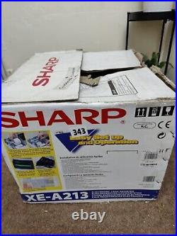 Sharp XE-A213 ECR Electronic Cash register + Wet Cover + Boxed I 343