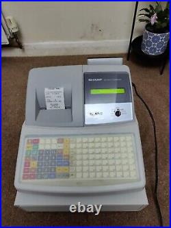 Sharp XE-A213 ECR Electronic Cash register + Wet Cover + Boxed I 344