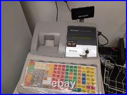 Sharp XE A213 ELECTRONIC cash register used