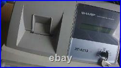 Sharp XE-A213 Electronic Till Cash Register Grey Spillproof Water Resistant
