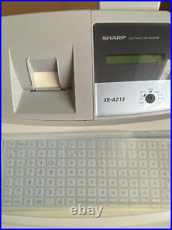 Sharp XE-A213 till, cash register, shop till, sharp cash register