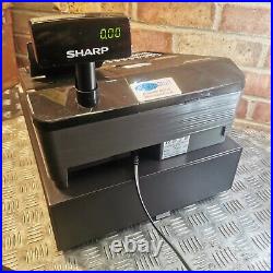 Sharp XE-A217B Cash Register Till Used Good Working Order KEYPAD MISSING