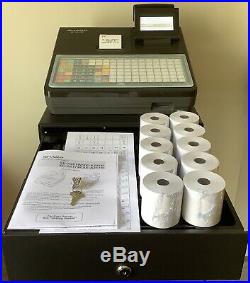 Sharp XE-A217B Electronic Cash Register Complete With Till Rolls And Free P&P