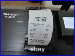 Sharp XE-A217B Electronic Cash Register + Till Roll I 293