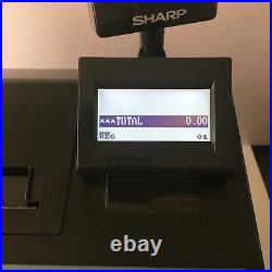 Sharp XE-A217B XEA217B Black- Electronic Cash Register with 10x Till Rolls