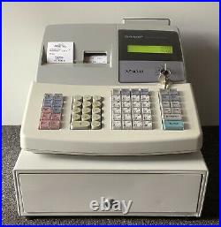 Sharp XE-A303 Electronic Cash Register Complete With Till Rolls And Free P&P