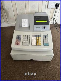 Sharp XE-A307 Cash Register Shop Till With The Key. Tested Working