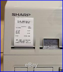 Sharp XE-A307 Cash Register Till Twin Tills Rolls Shop Money XEA307 Programming