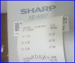 Sharp XE-A307 Cash register Till. Excellent condition Shop Cafe Take Away