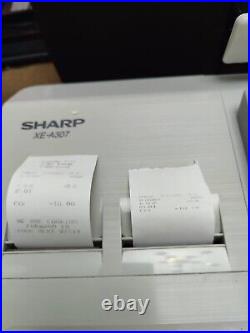 Sharp XE-A307 Electronic Cash Register + Drawer Keys + Till Roll RRP £499 I 071