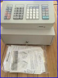 Sharp XEA207W Cash Register/Till. Excellent full working order with instructions