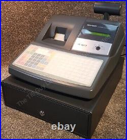 Sharp Xe-a213 Black Fully Refurbished Cash Register Free Till Rolls And Uk P&p