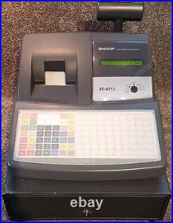 Sharp Xe-a213 Black Fully Refurbished Cash Register Free Till Rolls And Uk P&p