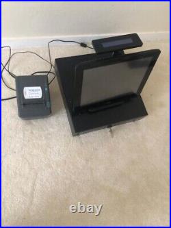 Touch screen till system with receipt printer and cash register