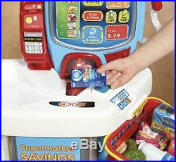 Toy Self Service Supermarket Check Out Cash Register Kid Fun Pretend Play Till