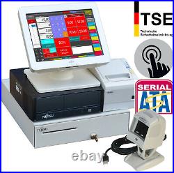 Tse Till Cash Register System Touchscreen Epson Receipt Printer Barcode KA37-80