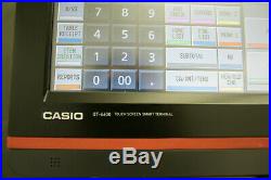 Used Casio QT 6600 QT6600 Epos Cash Register 15 TouchScreen Till Food Pub Club
