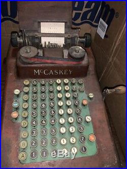 Vintage Antique McCaskey Cash Register Shop Till Fully Working