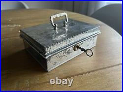 Vintage Antique Safe Cash Jewellery Till Register Strong box Industrial