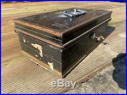 Vintage Antique Strong Box Safe Cash till Register MILNERS