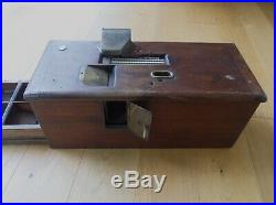 Vintage Antique Wooden Cash Register Till / Period Shop Fitting Prop BELL RINGS
