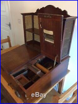 Vintage Antique Wooden Shop Cash Register Till, G. H GLEDHILL&sons. 1880-1930 Bell