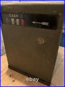 Vintage National Cash Register Till Prop Man Cave With Key