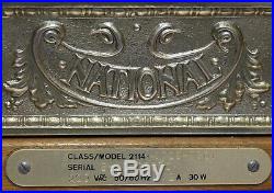 Vintage National Shop Till Cast Aluminium Victorian Style National Cash Register