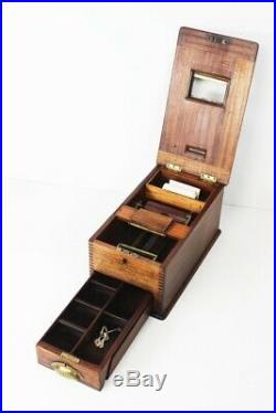Vintage'The British Till' Wooden Self-Closing Till Cash Register 5530