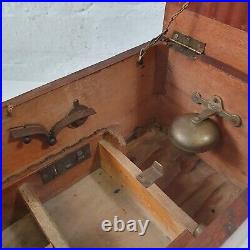 Vintage Wooden Cash Register Till No Key 440 x 230 x 170mm -S48