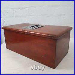 Vintage Wooden Cash Register Till No Key 440 x 230 x 170mm -S48