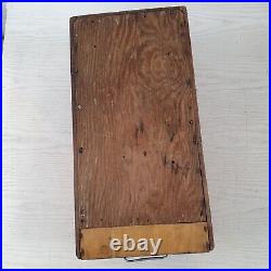 Vintage Wooden Cash Register Till No Key 440 x 230 x 170mm -S48