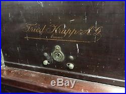 Vintage cash register till Fried Krupp. 1910 Era Cash Regisister