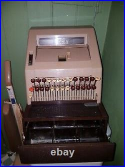 Vintage national cash register till retro