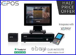 XEPOS 12 Touchscreen POS EPOS Cash Register Till System For Pound Shop