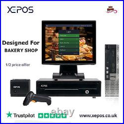 XEPOS 12in Touch Screen POS EPOS Cash Register Till System For Bakery
