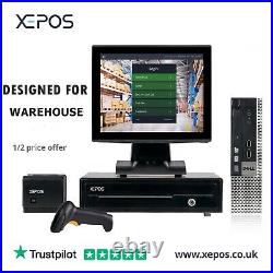 XEPOS 12in Touch Screen POS EPOS Cash register Till System For Warehouse Shop