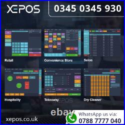 XEPOS 15' AIO EPOS Till System Cash Register For Convenience Store Dry Cleaners