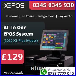 XEPOS 15 New Touchscreen EPOS Till System Cash Register For Butcher Shop Retail