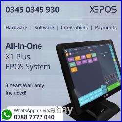 XEPOS NEW Touchscreen 15 AIO Cash Register EPOS Till System For Indian Takeaway